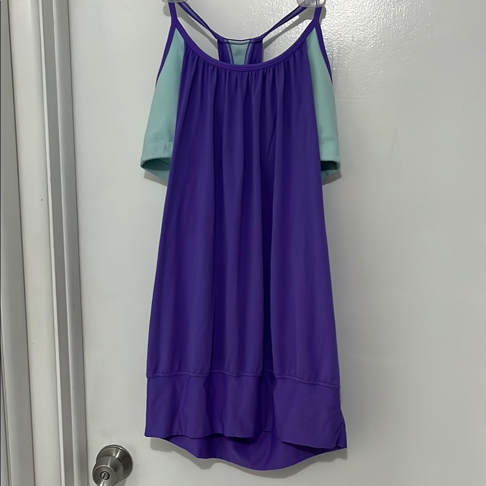 LuLu Lemon Purple and Mint Workout Tank